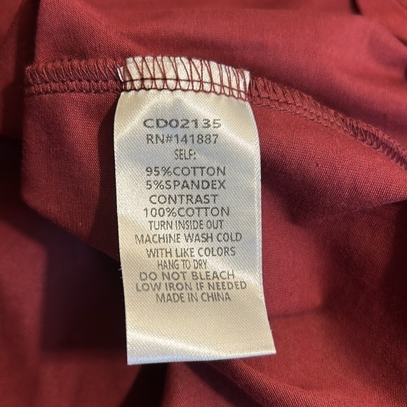 NWT TCEC Knit Dress with Poplin Ruffle Sleeve - Picture 7 of 9